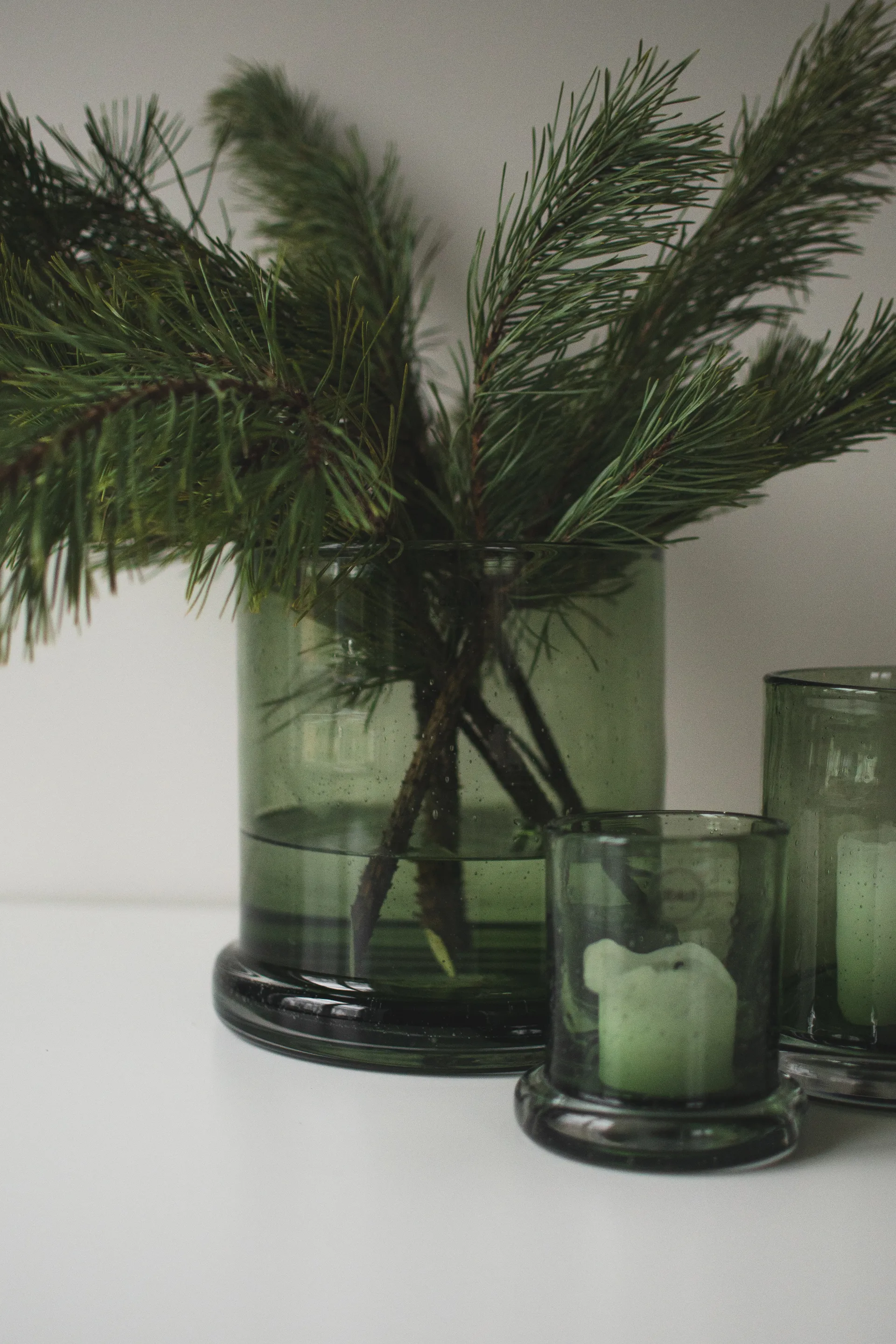 Κηροπήγιο Bubble Ø10 cm, Green DBKD