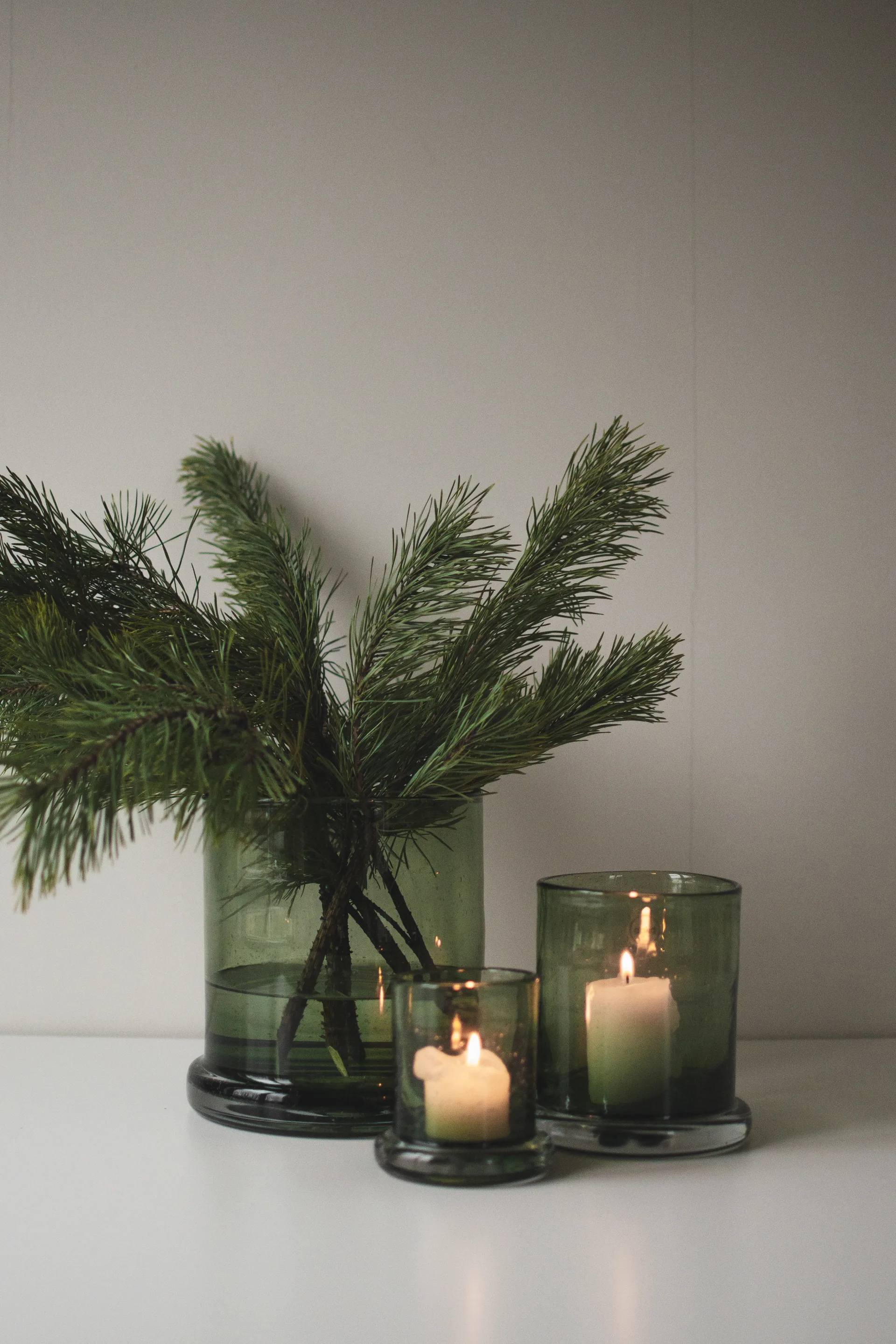 Κηροπήγιο Bubble Ø10 cm, Green DBKD