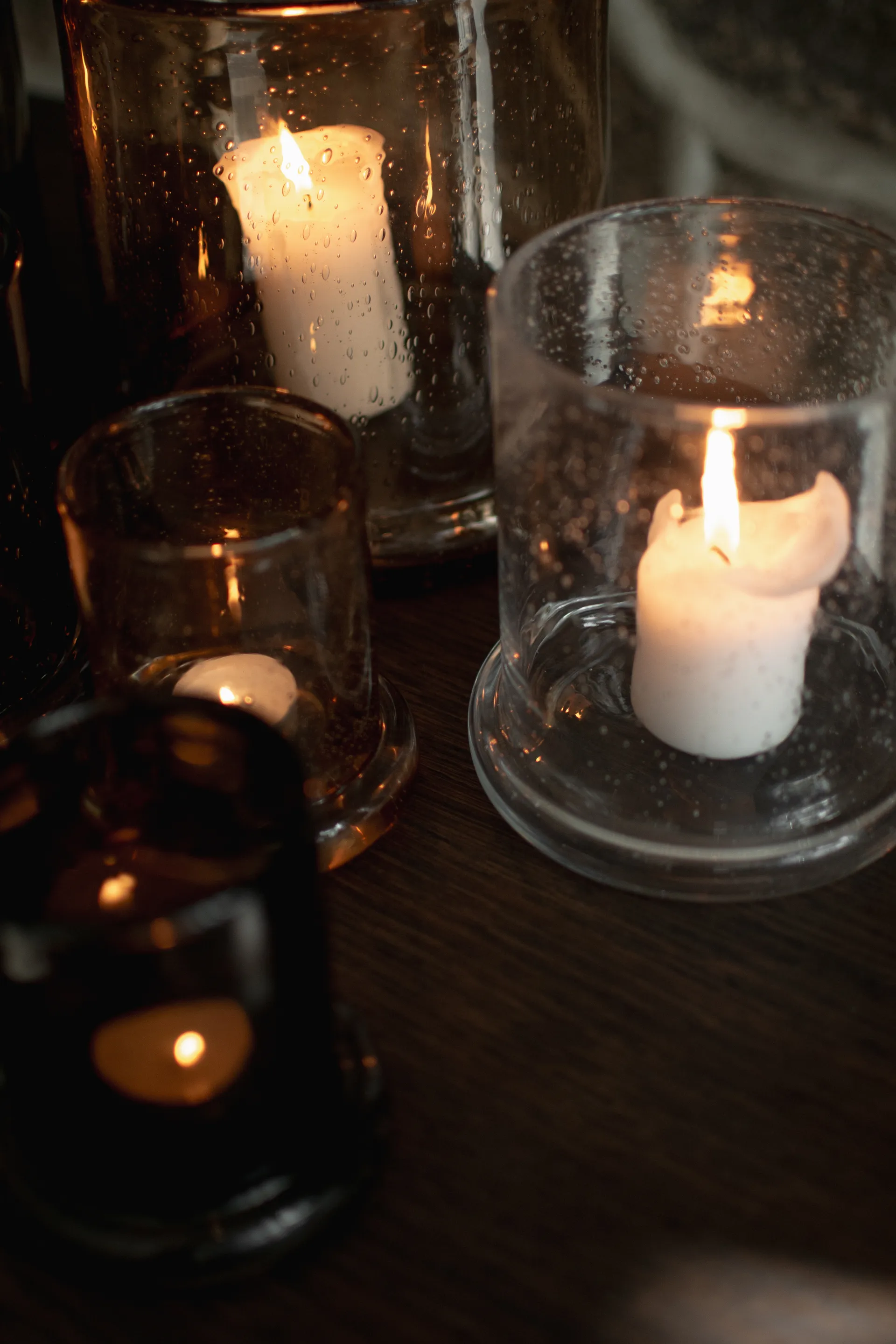 Κηροπήγιο Bubble Ø14 cm, Clear DBKD