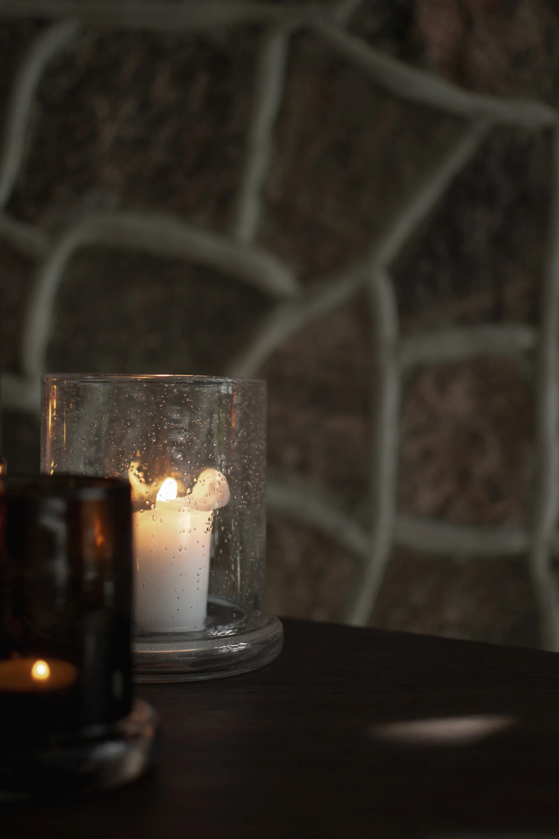 Κηροπήγιο Bubble Ø14 cm, Clear DBKD