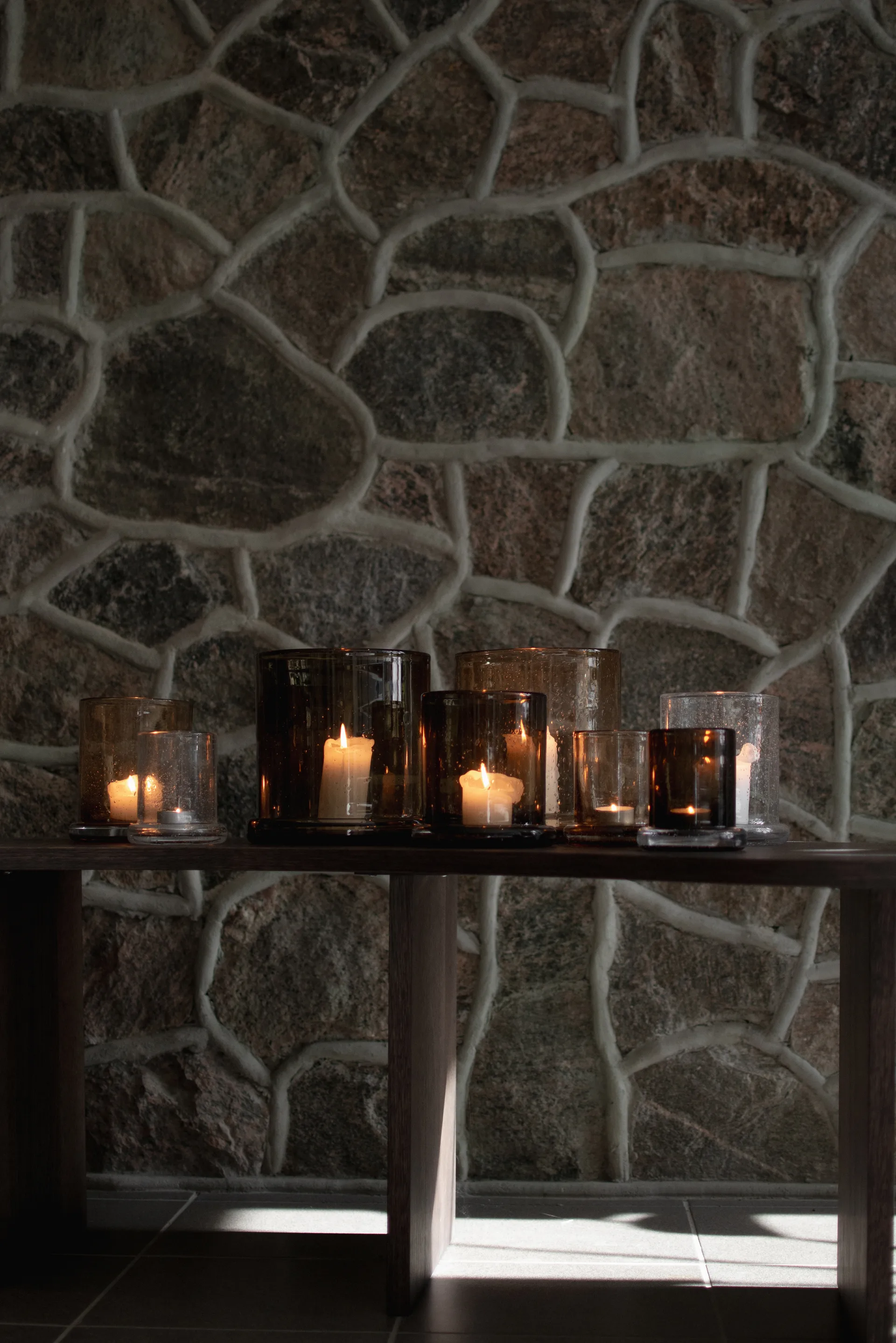 Κηροπήγιο Bubble Ø14 cm, Rust DBKD