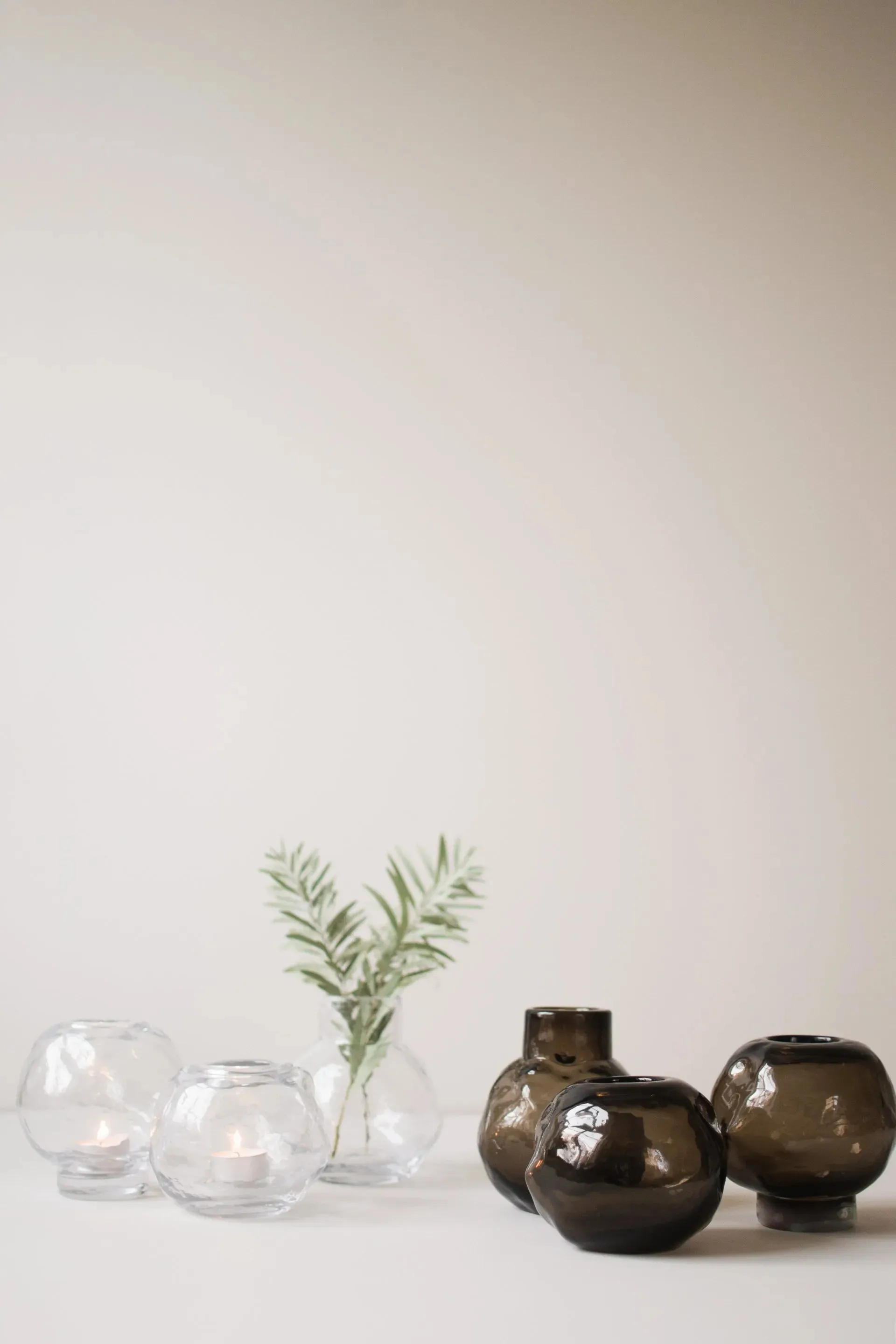 Μικρή λαμπάδα Bunch Ø12 cm, Clear DBKD