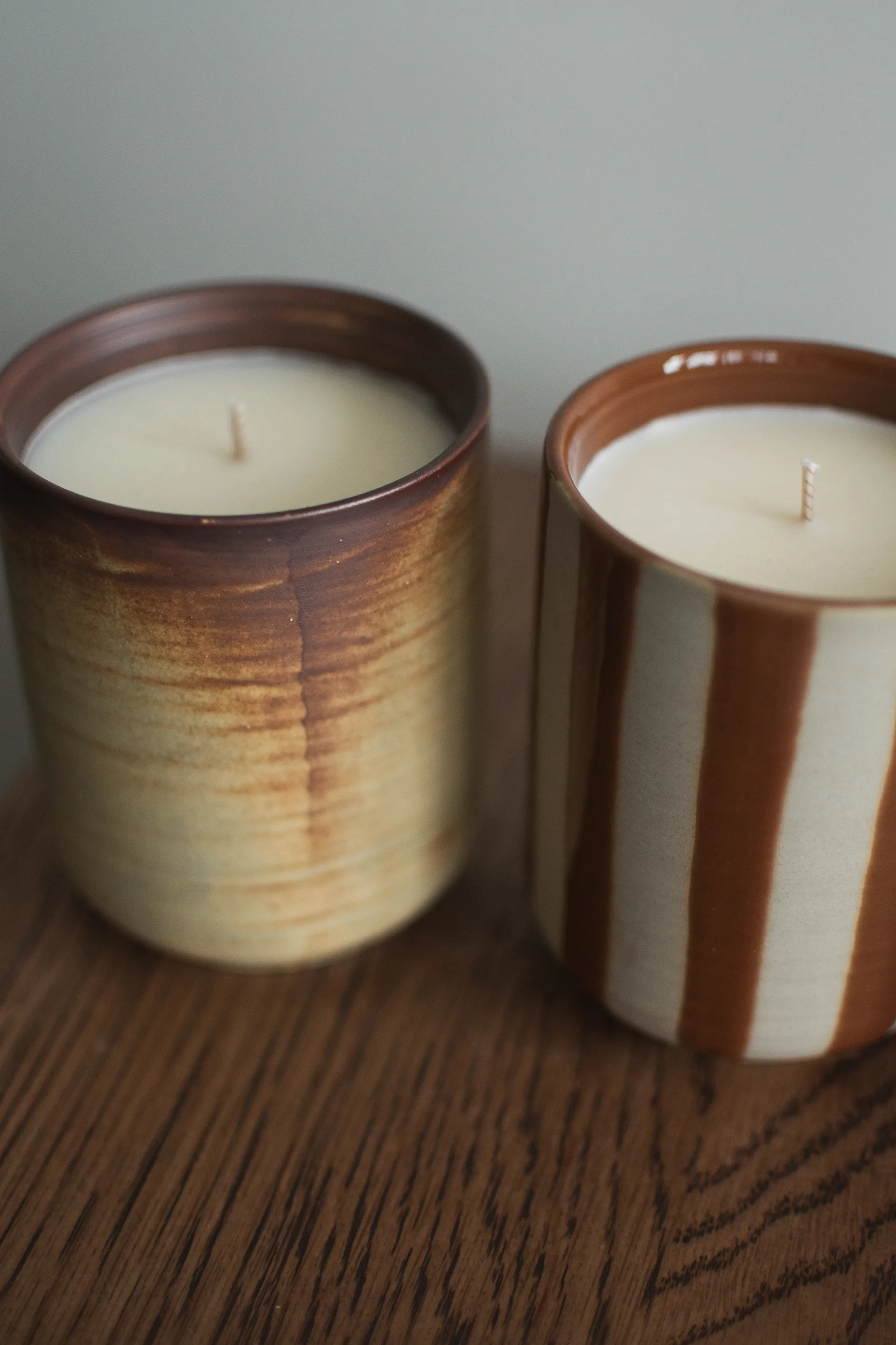 Burn αρωματικό κερί 60 ώρες, Creme-brown DBKD