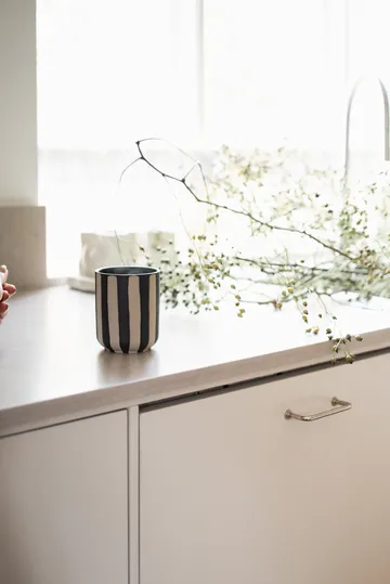 Burn αρωματικό κερί 60 ώρες - Stripe black - DBKD