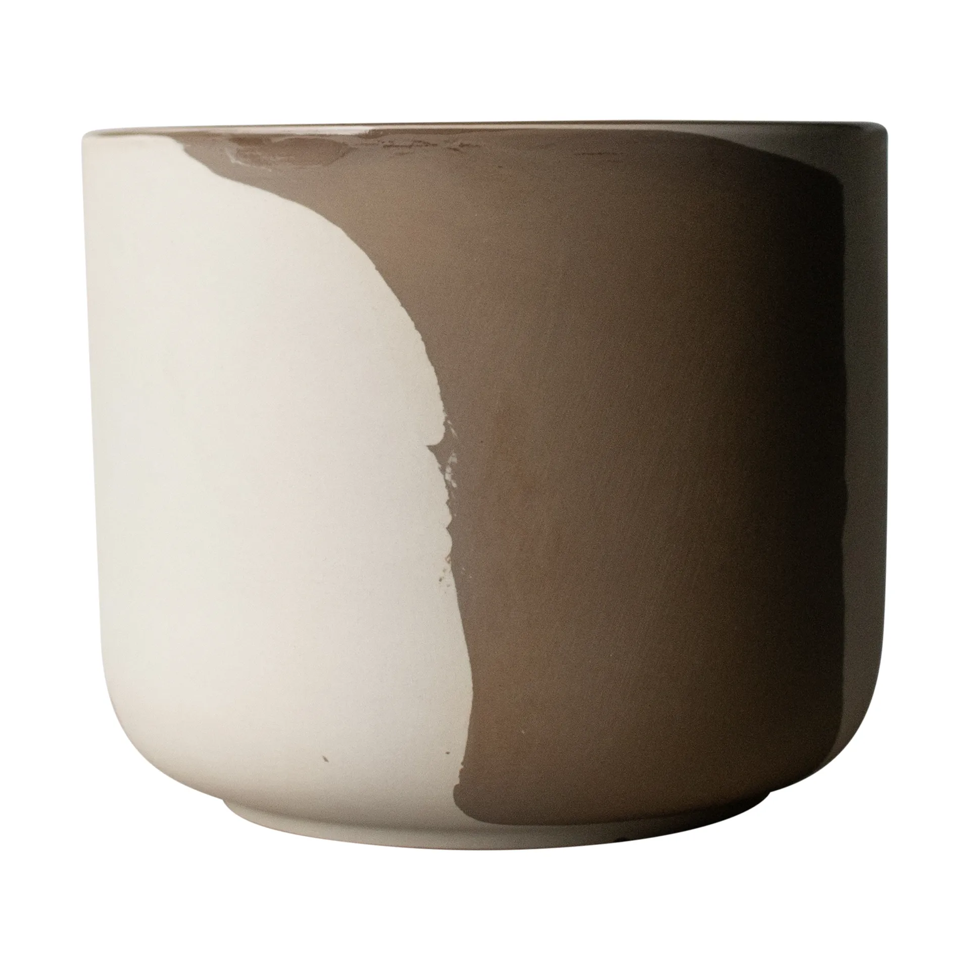 Calm γλάστρα Ø23 cm, Beige-brown DBKD