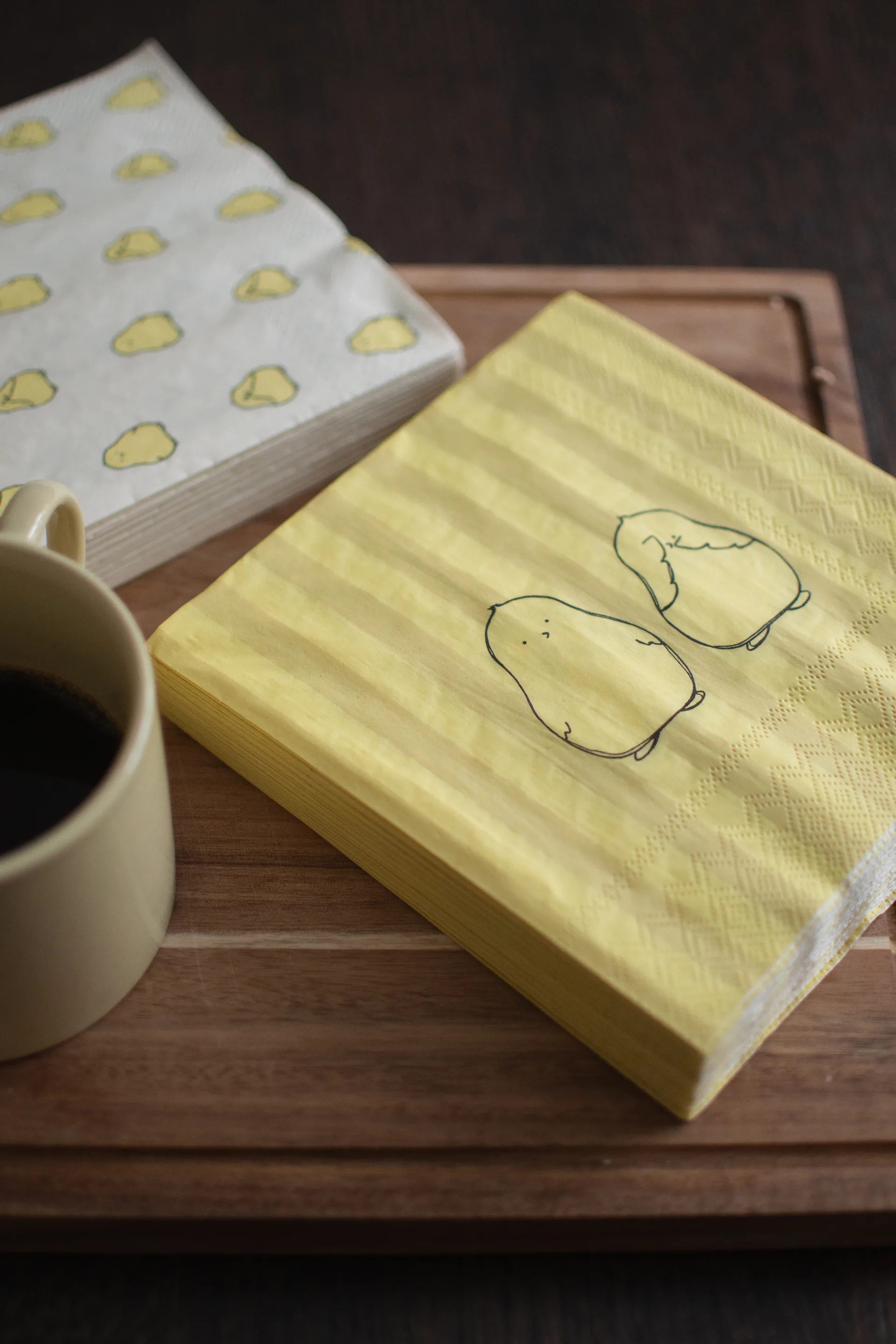 Χαρτοπετσέτα Chubby chicken stripe, συσκευασία 20 τεμαχίων, Creme, 33x33 cm DBKD