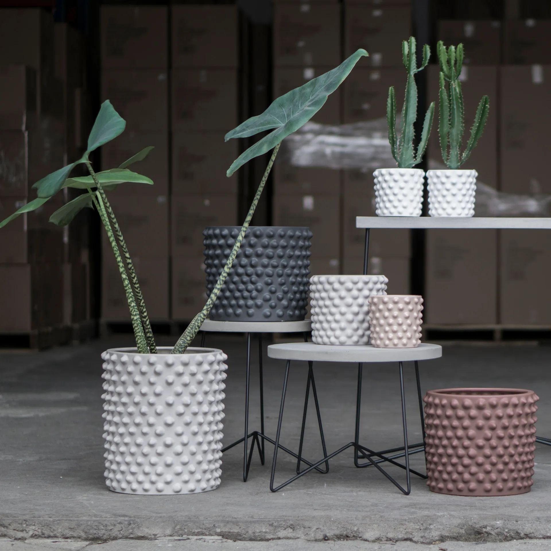 Cloudy γλάστρα greige, Μεγάλο DBKD