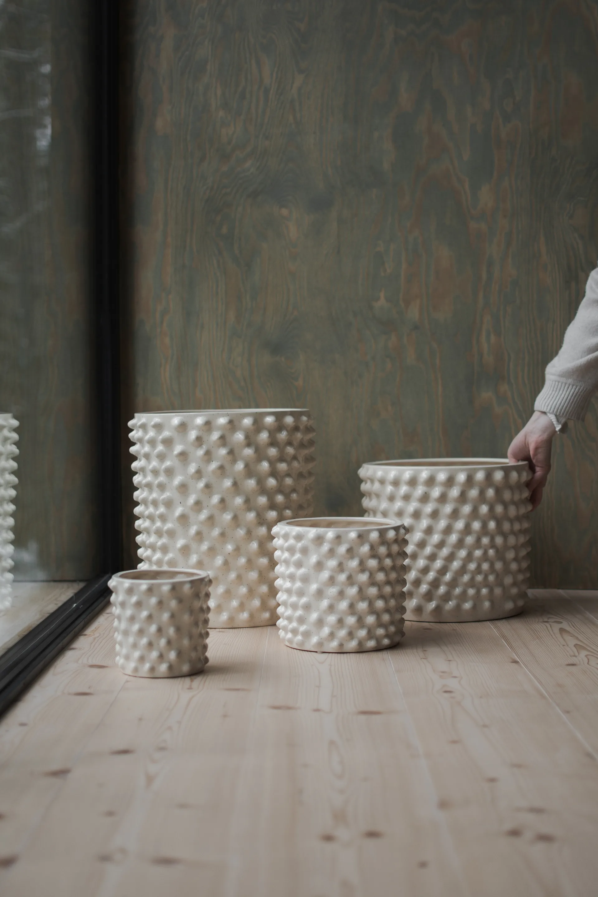 Γλάστρα λουλουδιών Cloudy vanilla, Medium Ø30 cm DBKD