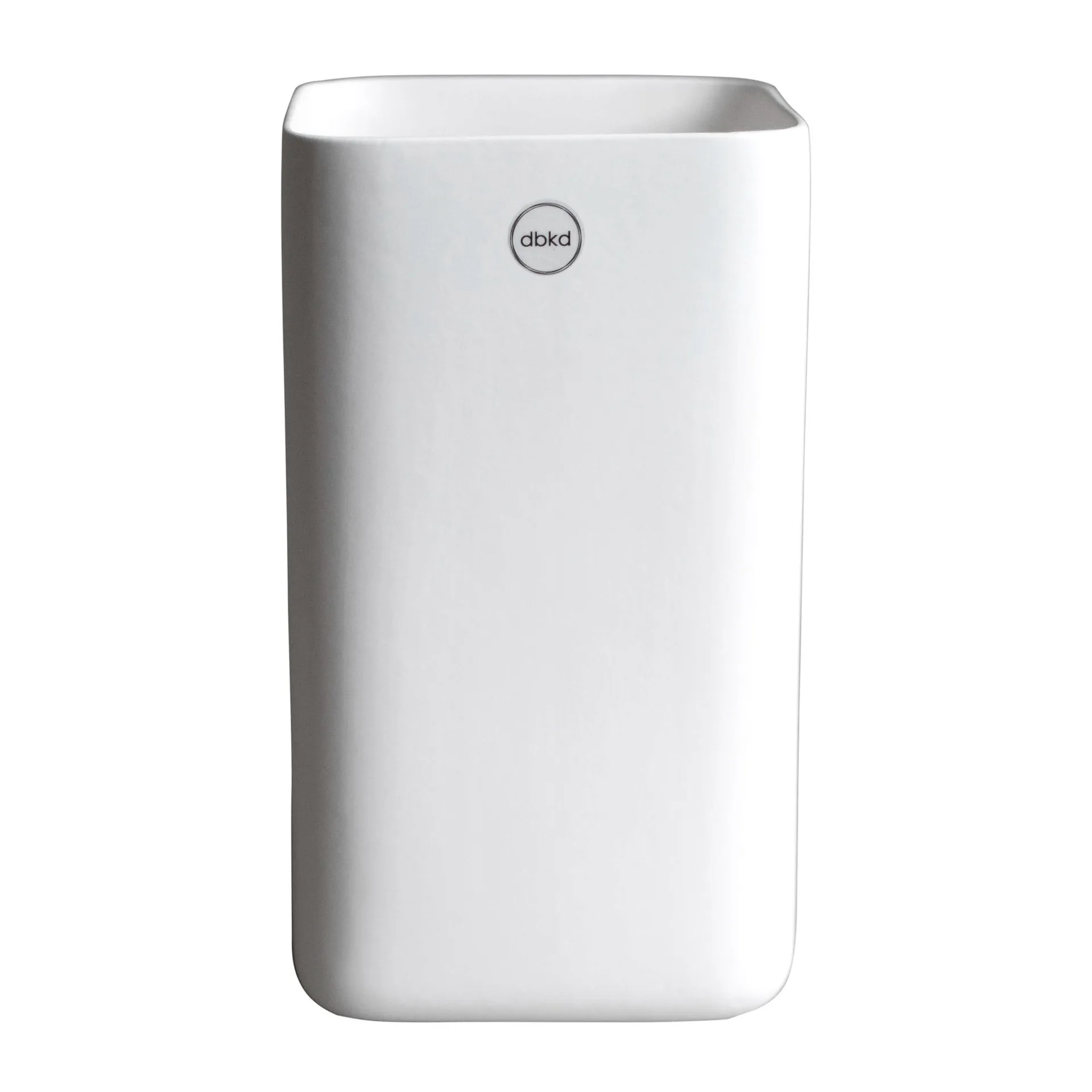 Cube μεγάλη γλάστρα Ø13 cm, Ματ λευκό DBKD