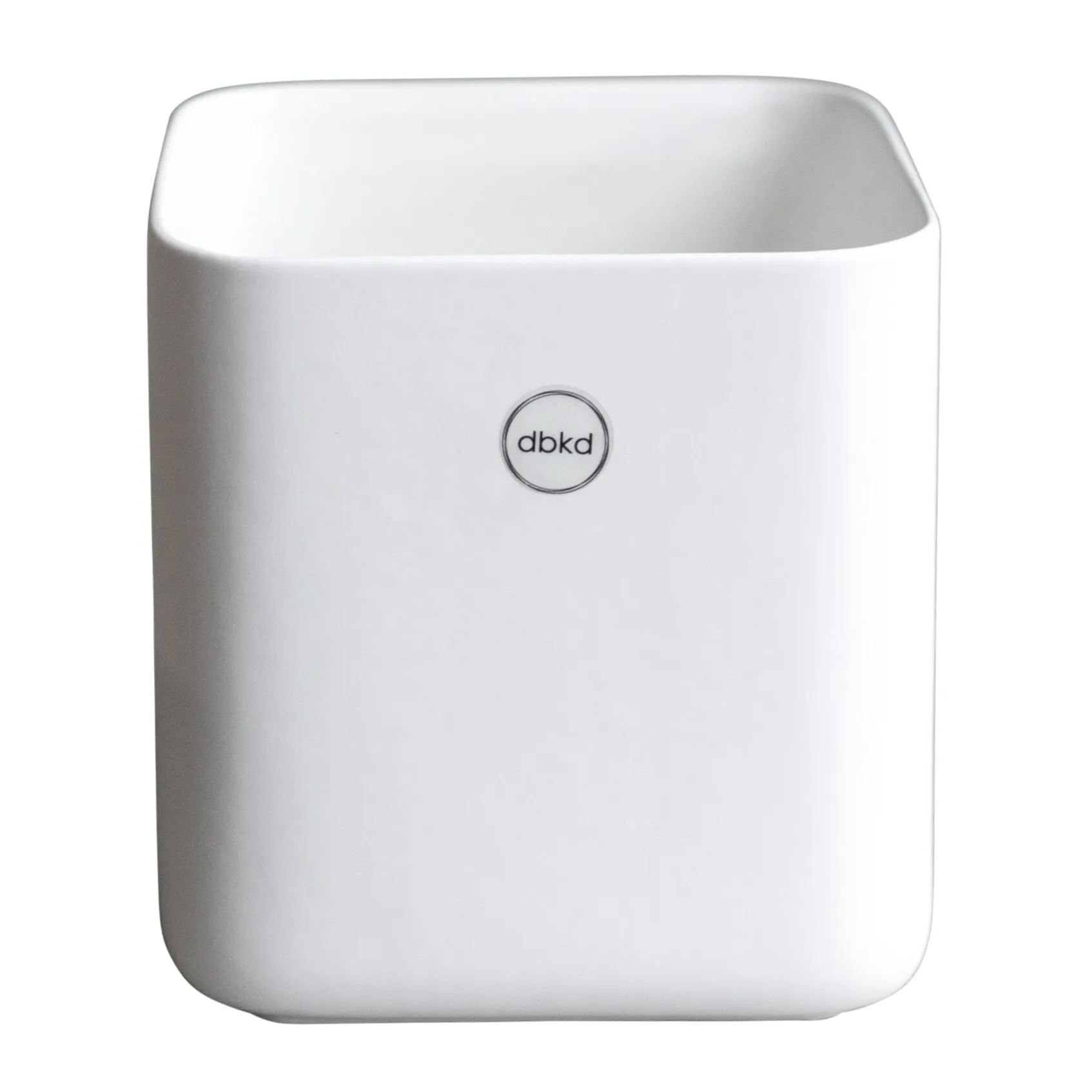 Cube μικρή γλάστρα Ø13 cm, Ματ λευκό DBKD