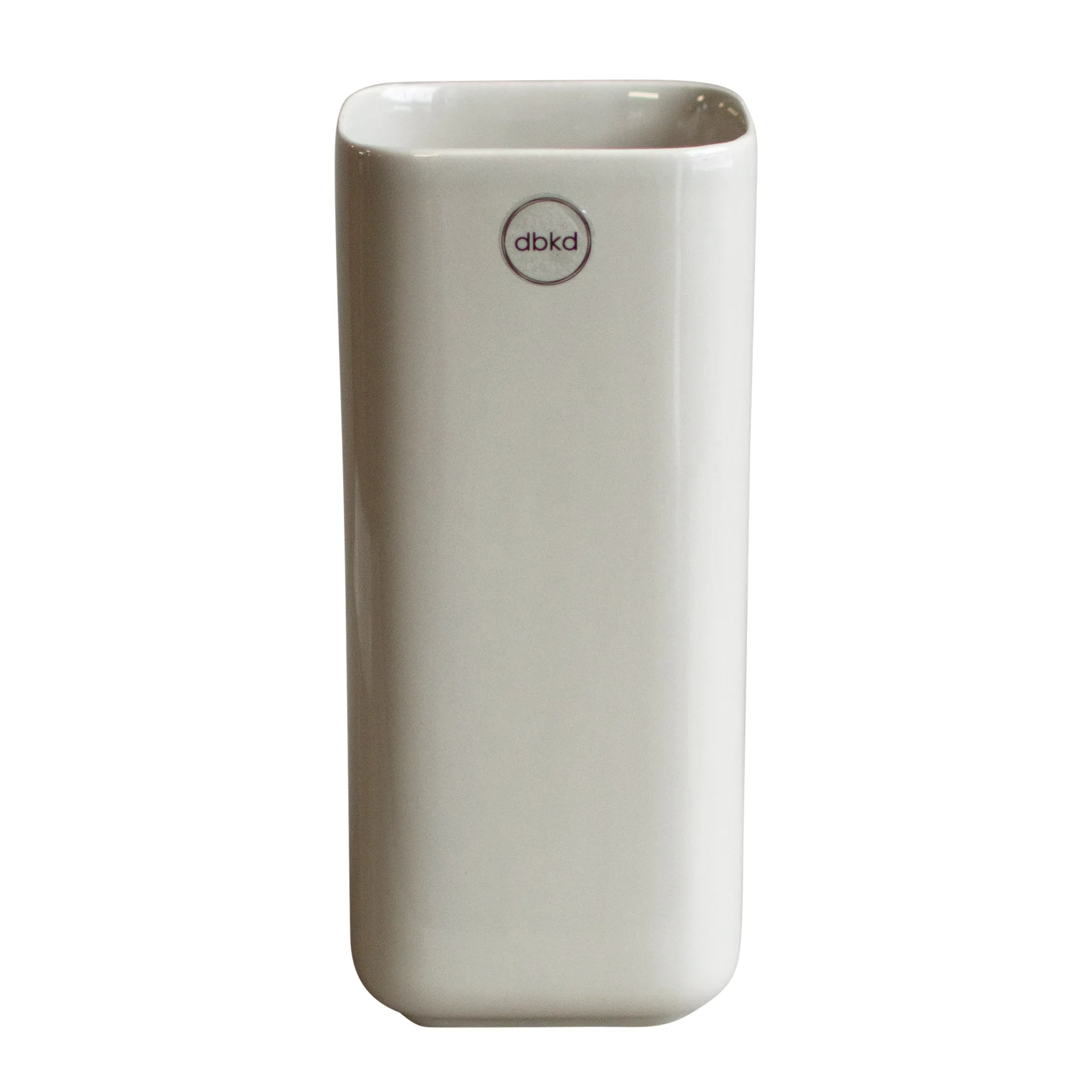 Cube βάζο 20 cm, Γυαλιστερό χρώμα του ασπάλακα DBKD