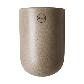 Κρεμαστή γλάστρα τοίχου Cut μπεζ - Medium 15 cm - DBKD