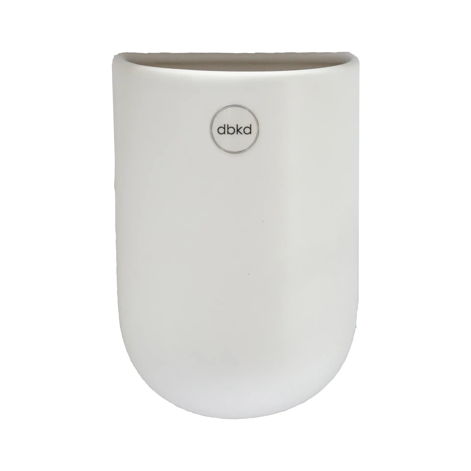 Cut λευκή γλάστρα για τον τοίχο, μεσαίο DBKD