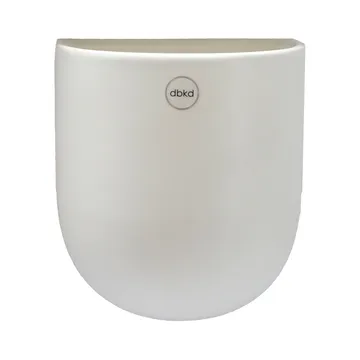 Cut λευκή γλάστρα για τον τοίχο - μεγάλο - DBKD