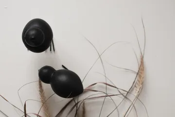 DBKD Swedish Birds πασχαλινή διακόσμηση 2-τεμάχια - Μαύρο - DBKD