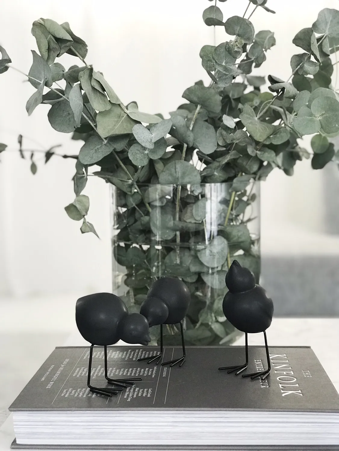 DBKD Swedish Birds πασχαλινή διακόσμηση 2-τεμάχια, Μαύρο DBKD