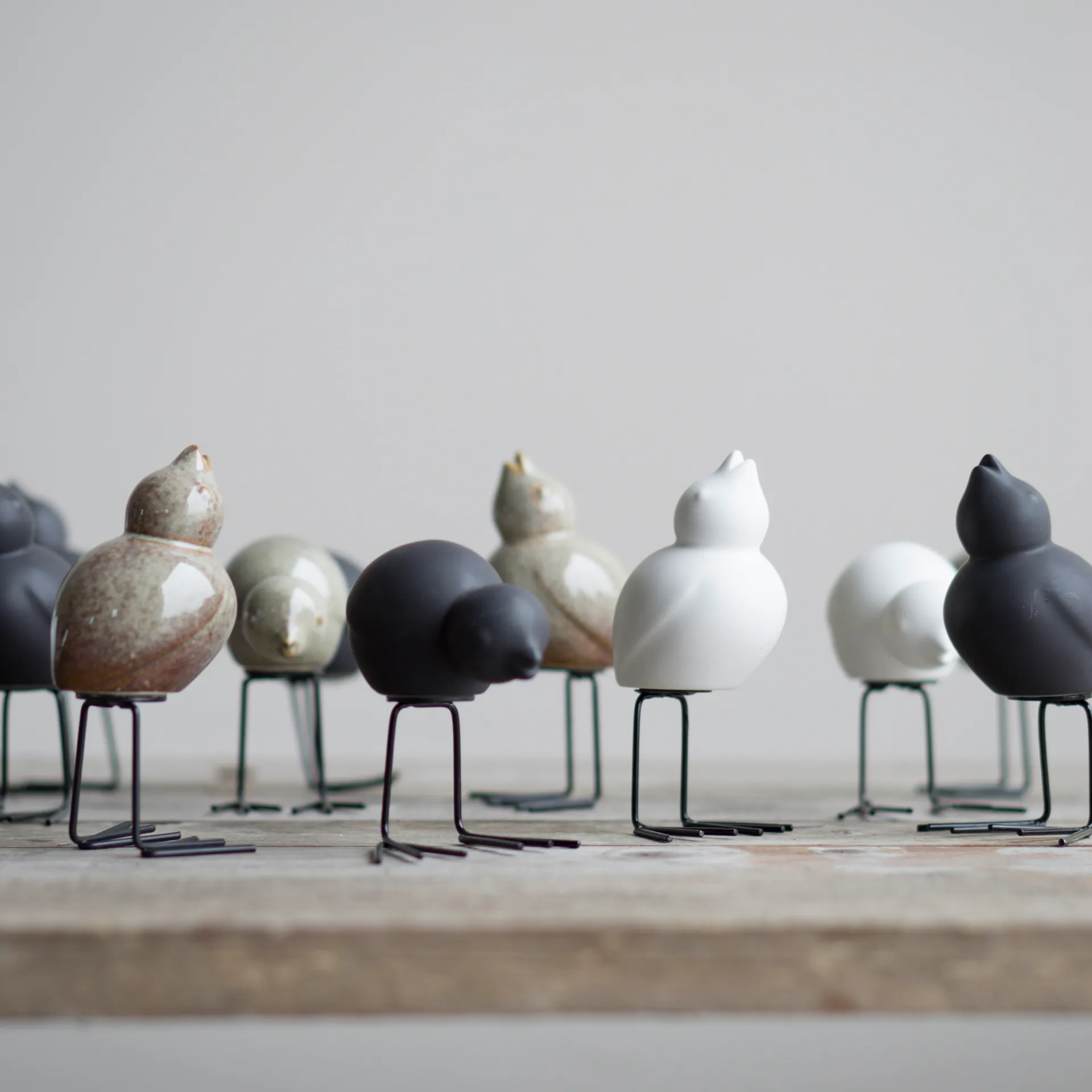 DBKD Swedish Birds πασχαλινή διακόσμηση 2-τεμάχια, White DBKD