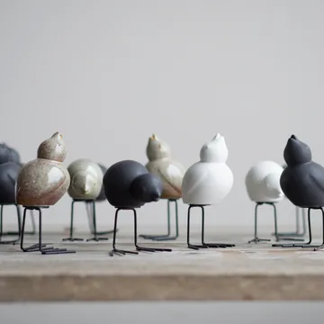 DBKD Swedish Birds πασχαλινή διακόσμηση 2-τεμάχια - White - DBKD