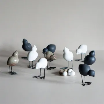 DBKD Swedish Birds πασχαλινή διακόσμηση 2-τεμάχια - White - DBKD