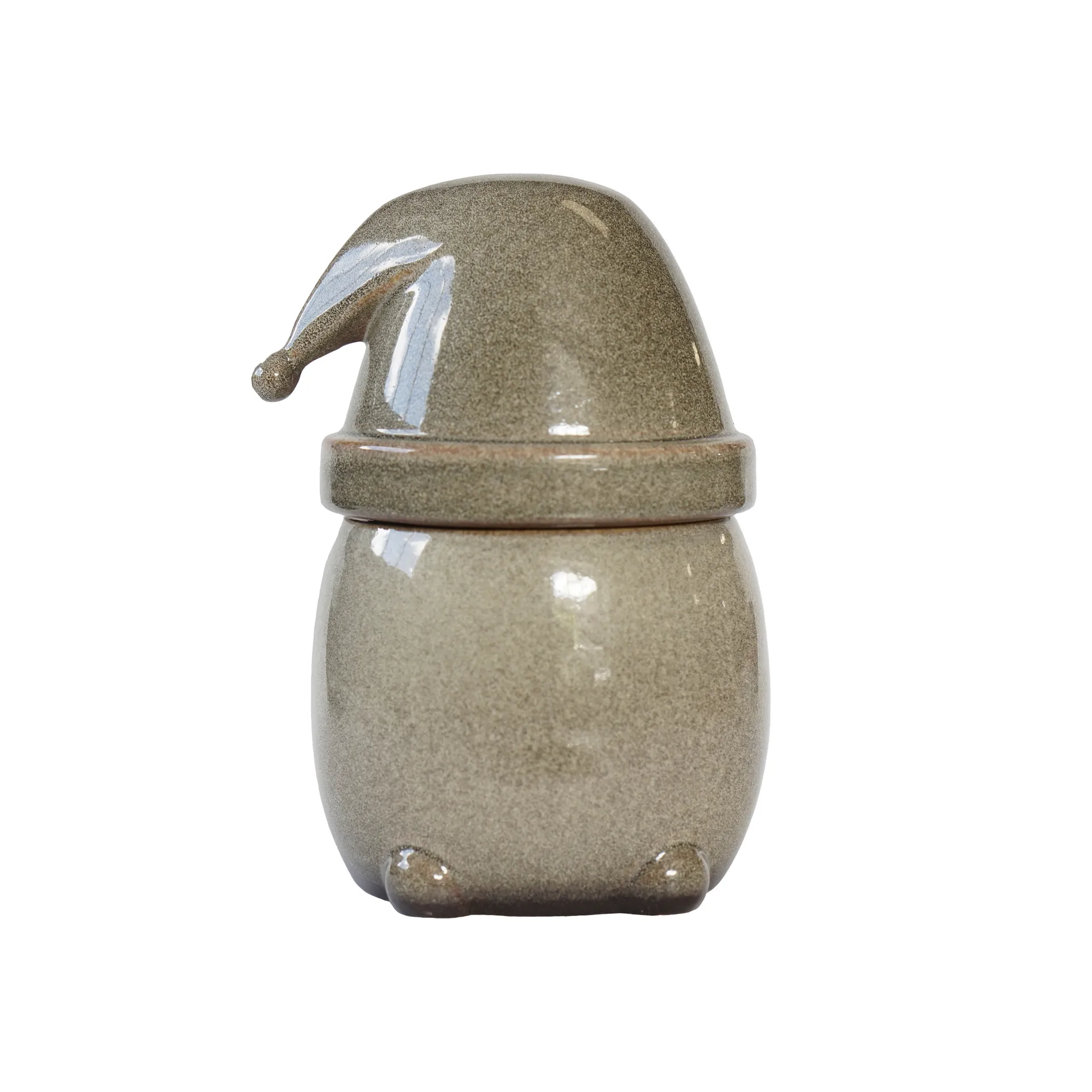 Βάζο με καπάκι μεγάλο Eating Santa, Multi DBKD