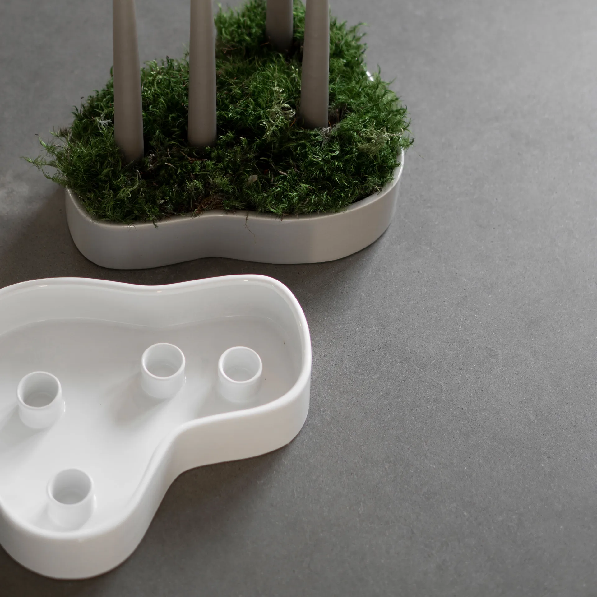 Fill me up Χριστουγέννιάτικο Κερί, shiny white DBKD