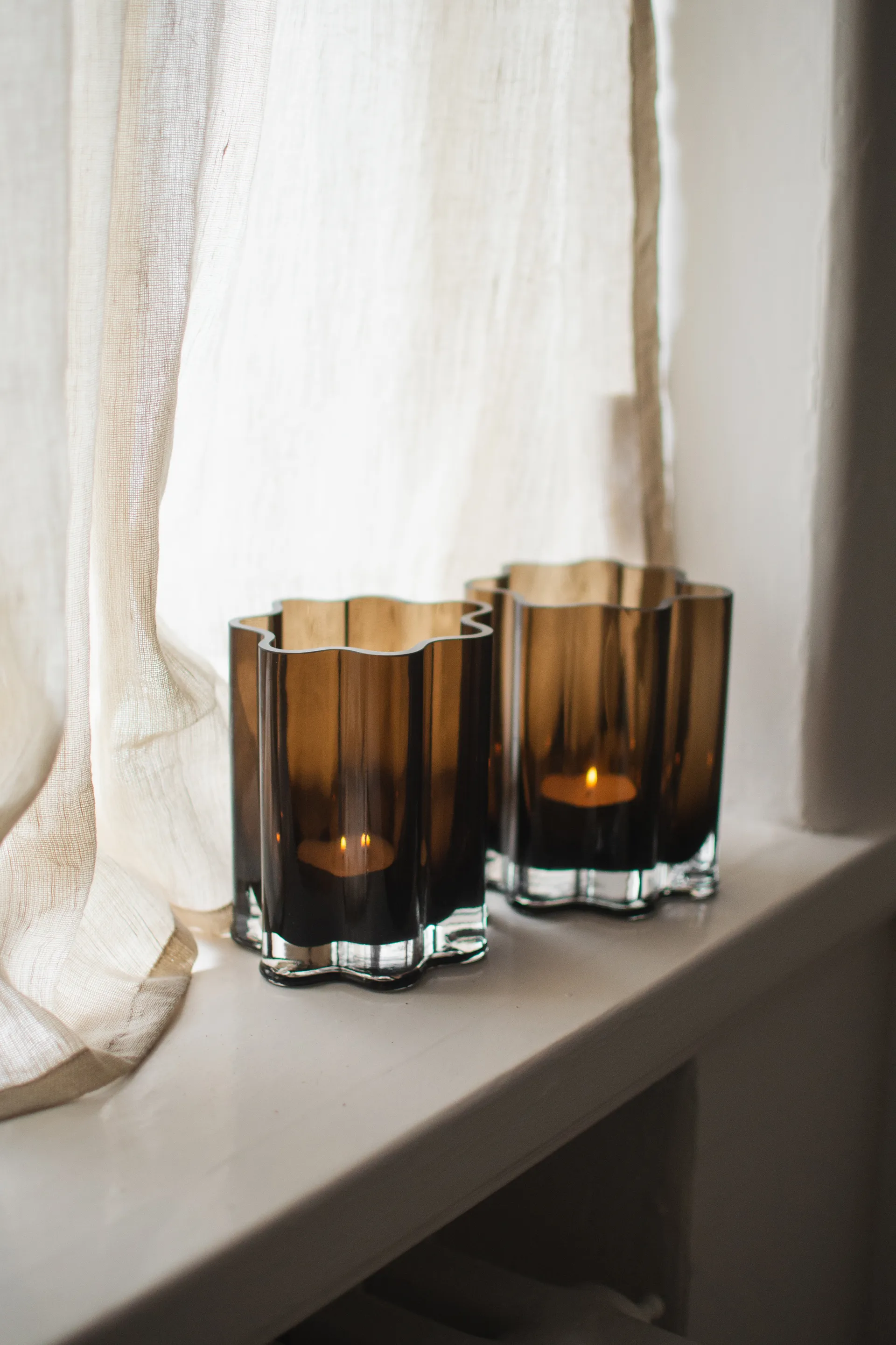 Filter φανός/κηροπήγιο για ρεσώ, Brown, Ø11,5x13 cm DBKD