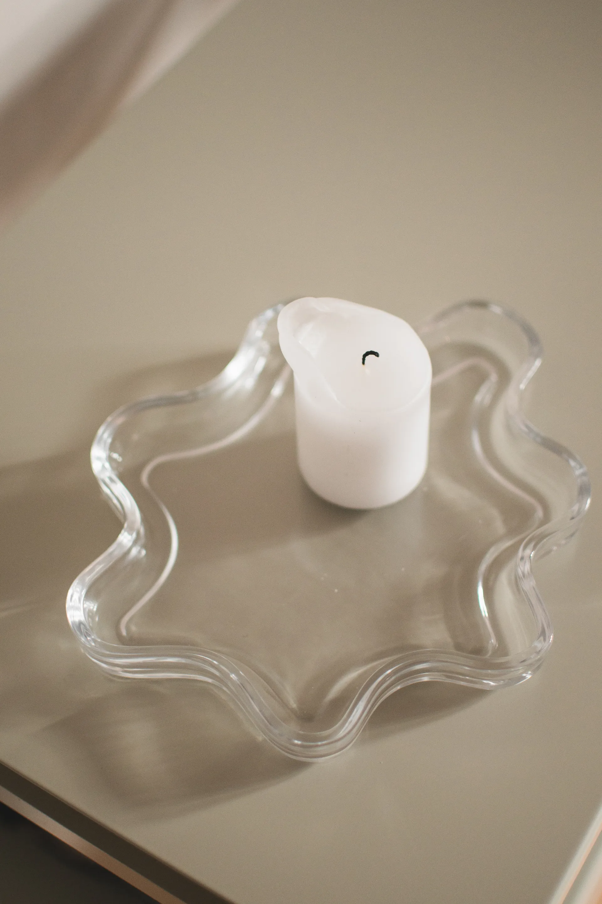 Δίσκος διακόσμησης Filter, Clear, Ø22x2 cm DBKD