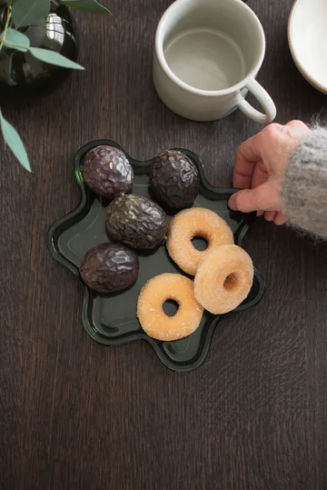 Δίσκος διακόσμησης Filter - Green, Ø22x2 cm - DBKD