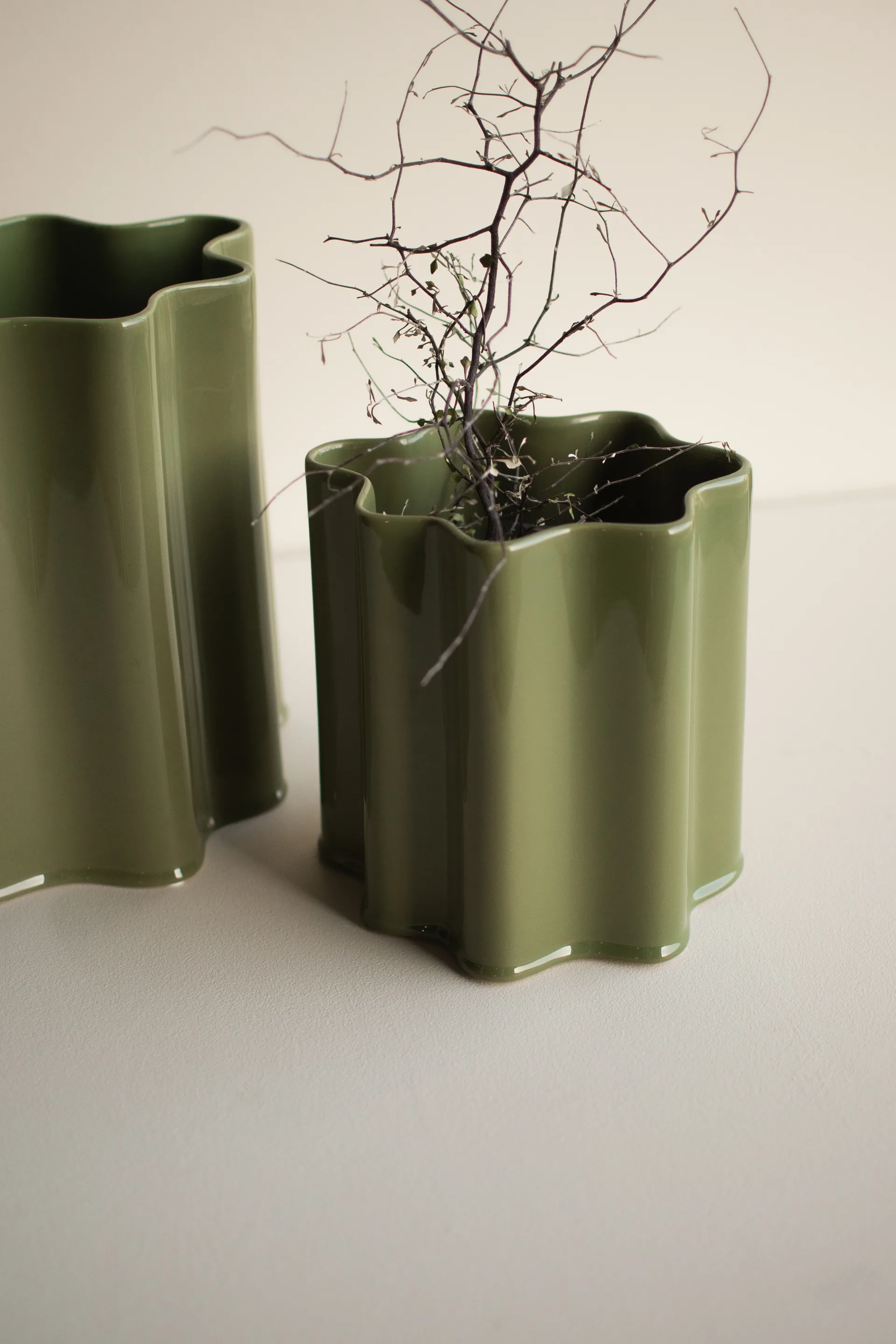 Γλάστρα Filter, Shiny green, Ø18 cm DBKD