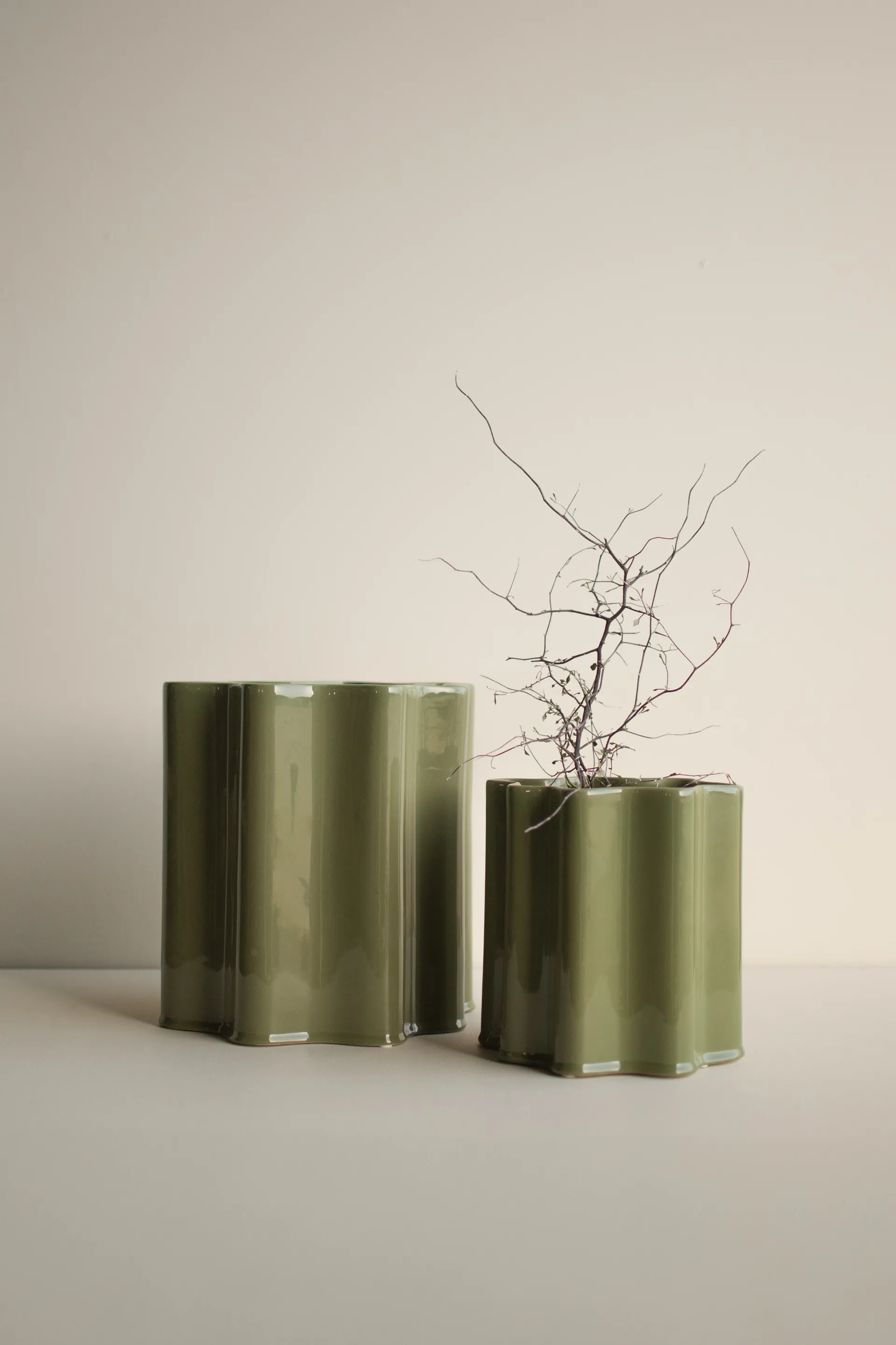 Γλάστρα Filter, Shiny green, Ø25 cm DBKD