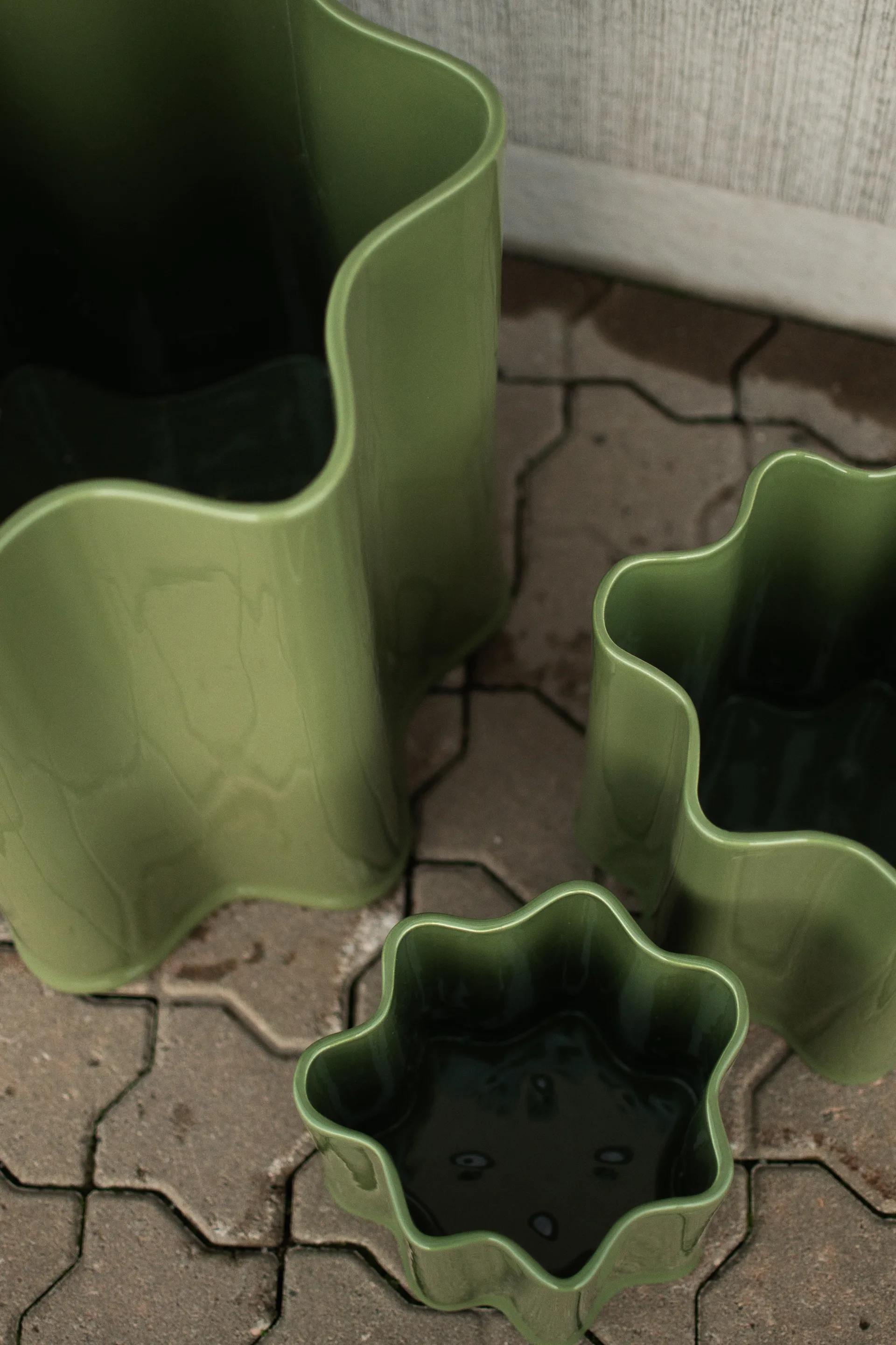 Γλάστρα Filter, Shiny green, Ø41 cm DBKD