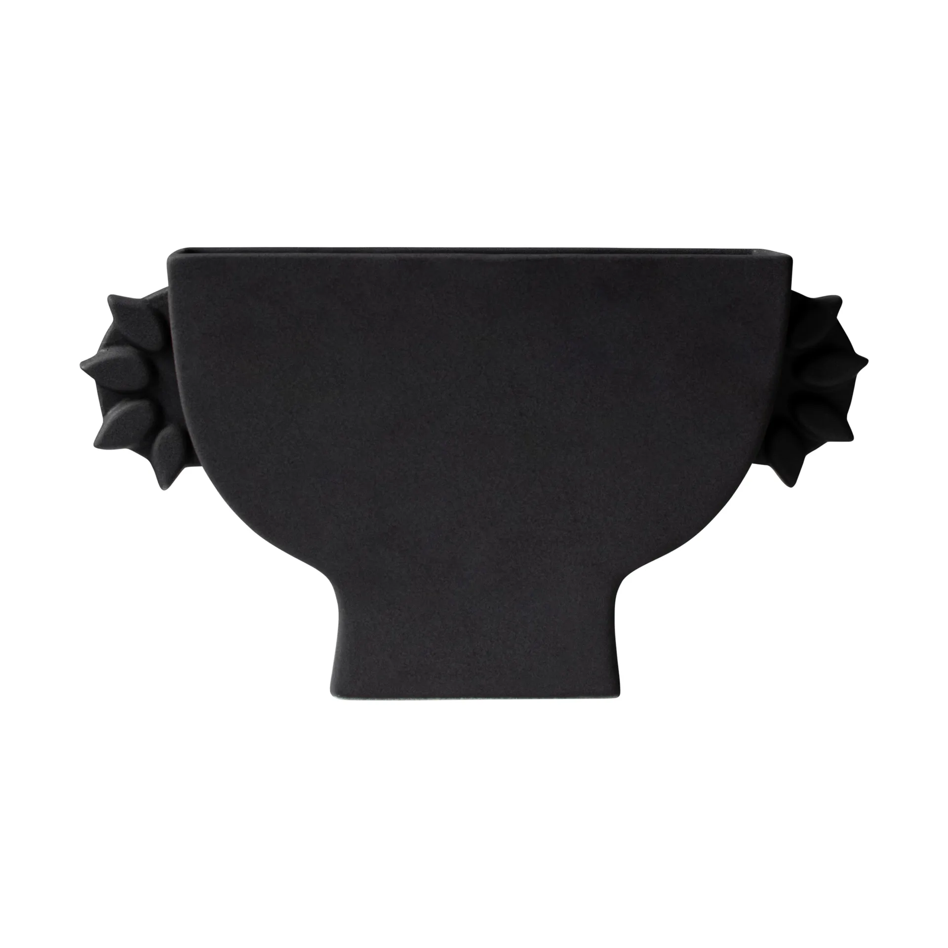 Flat βάζο 16 cm, Black DBKD