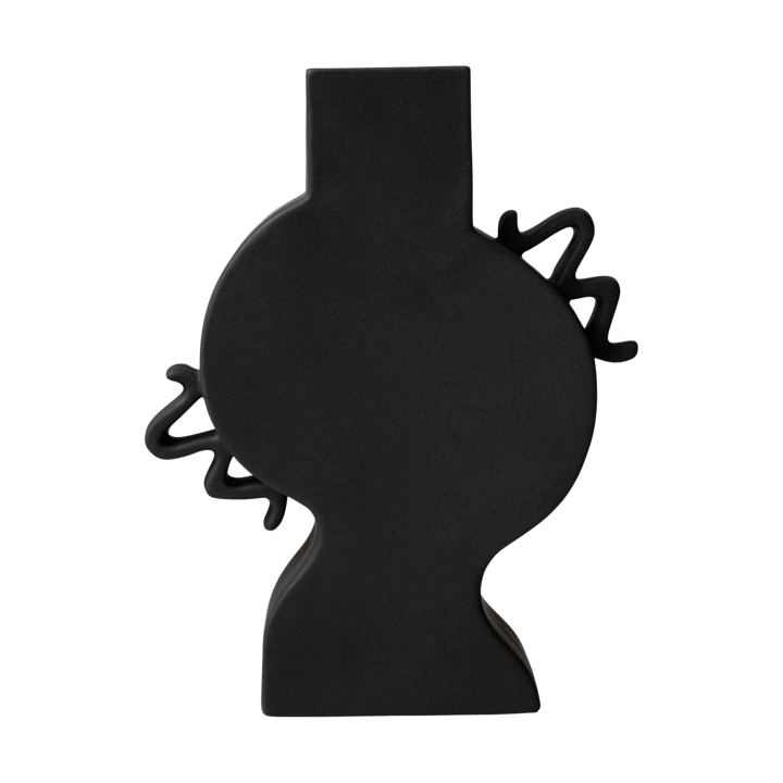 Flat βάζο 33 cm - Black - DBKD