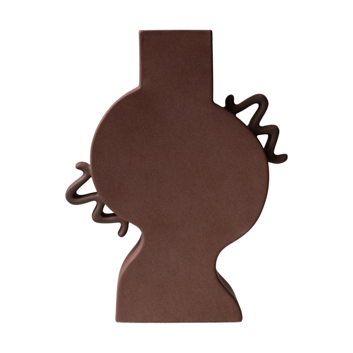 Flat βάζο 33 cm - Brown - DBKD