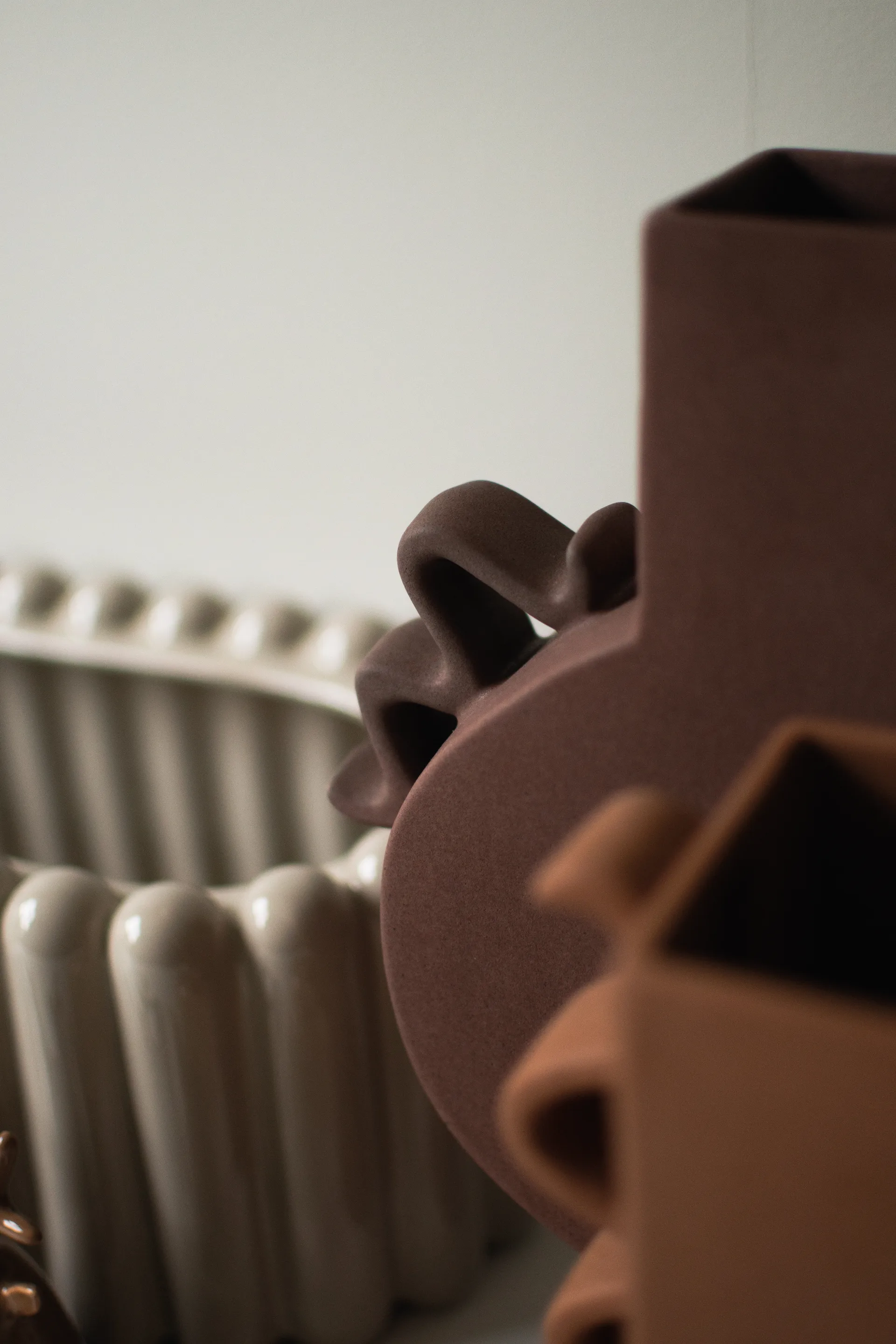 Flat βάζο 33 cm, Brown DBKD