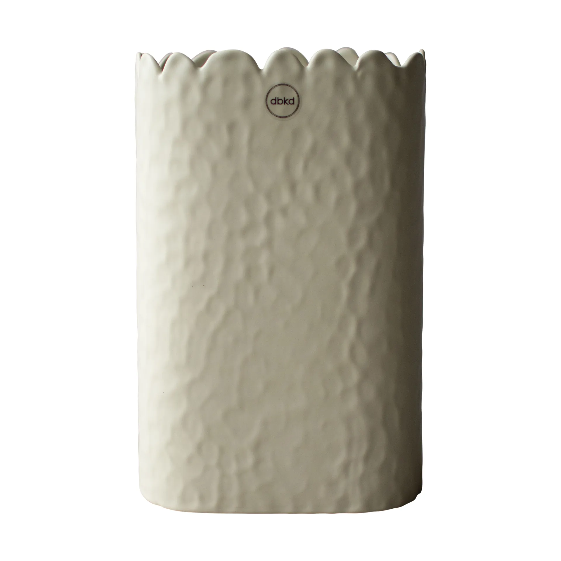 Flowery βάζο 20 cm, Creme DBKD