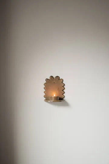 Flowery επιτοίχιο κηροπήγιο - Beige - DBKD