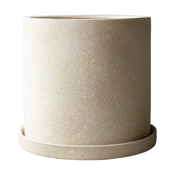 Grow γλάστρα Ø30 cm με πιάτο. - Creme structure - DBKD