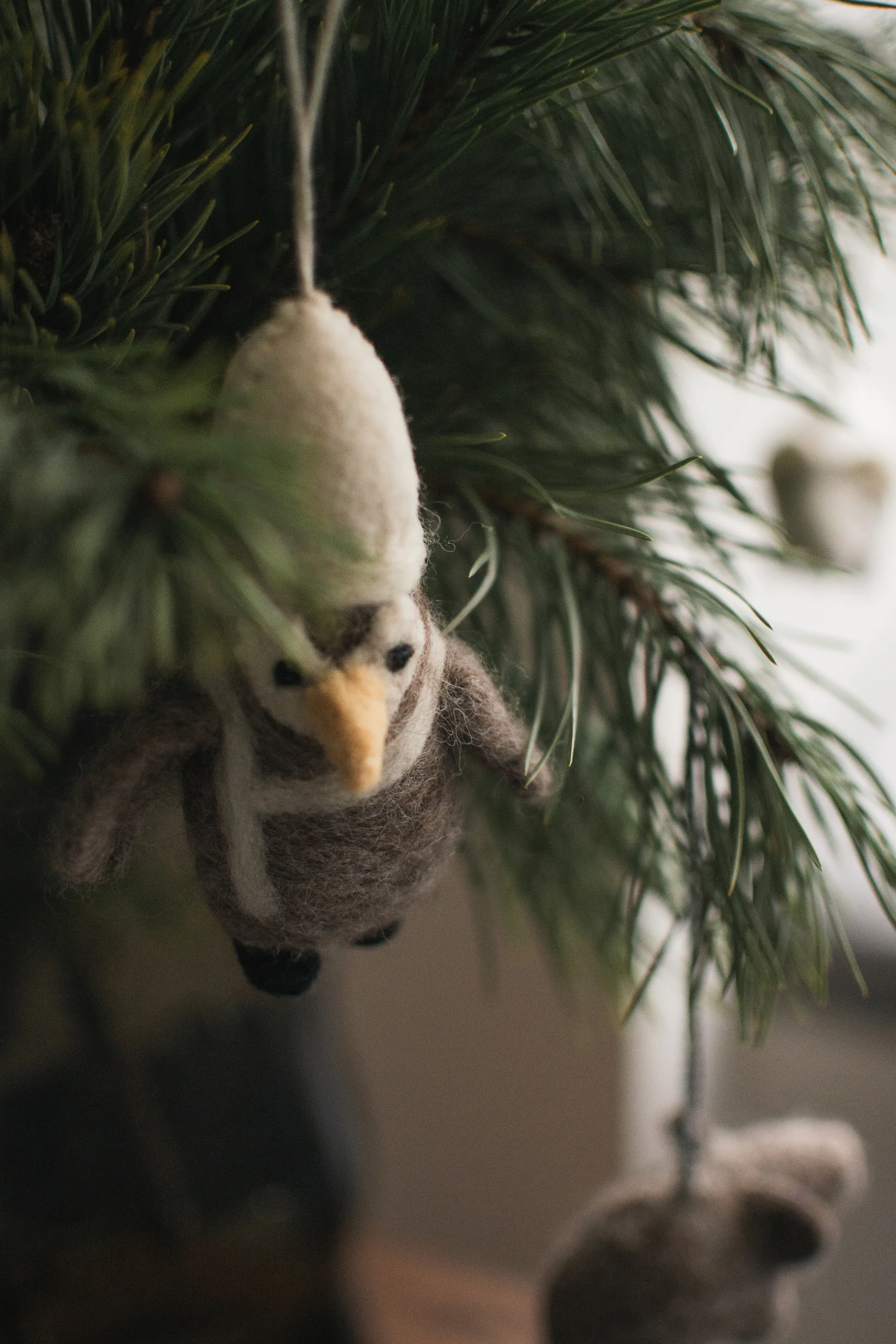 Hanging penguin Κρεμαστό διακοσμητικό , Beige-white DBKD