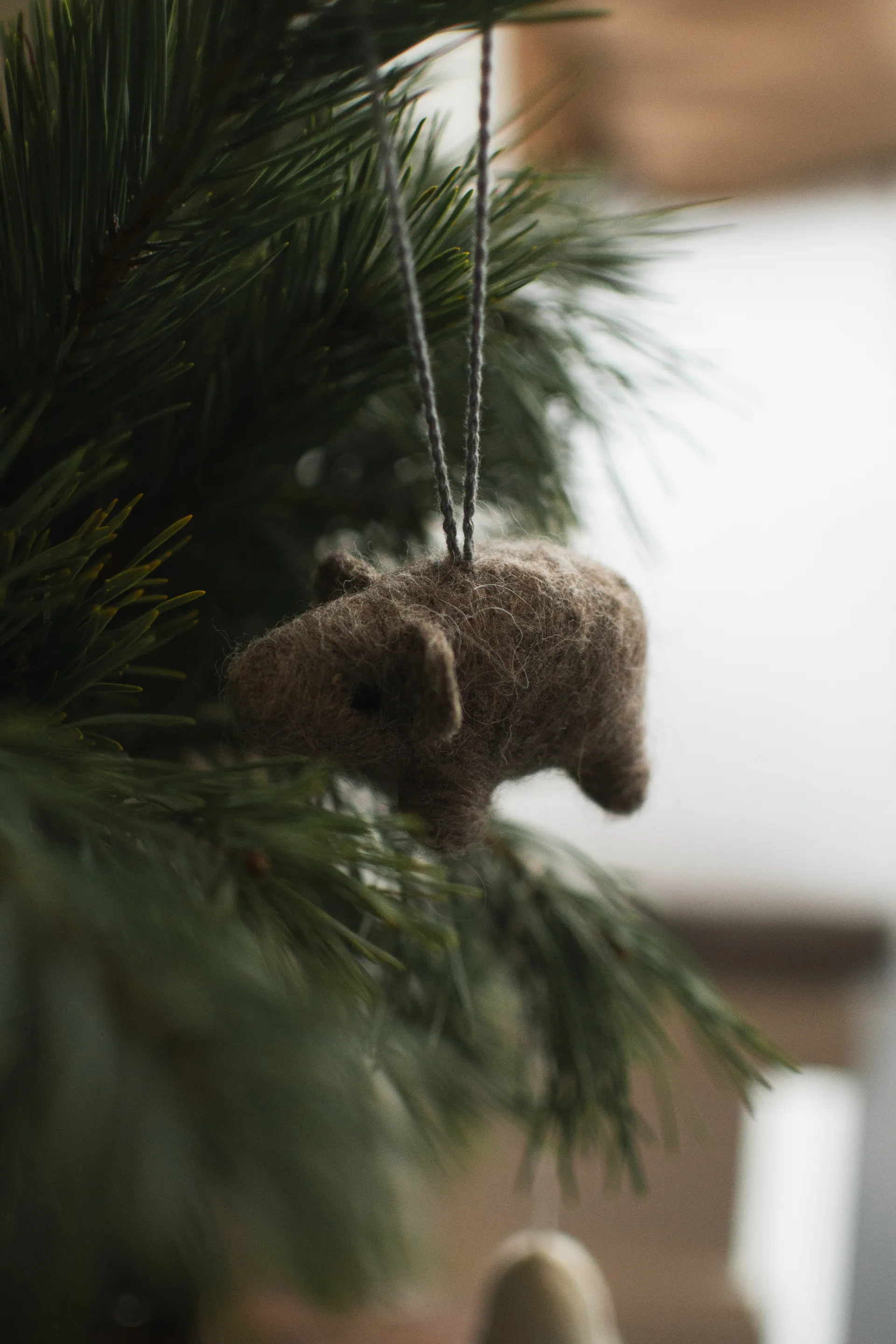 Κρεμαστό διακοσμητικό Hanging pig, Beige DBKD