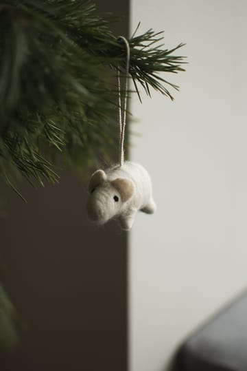 Κρεμαστό διακοσμητικό Hanging pig - White - DBKD