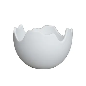 Happy Easter μπολ κέλυφος αυγού μεγάλο - White - DBKD