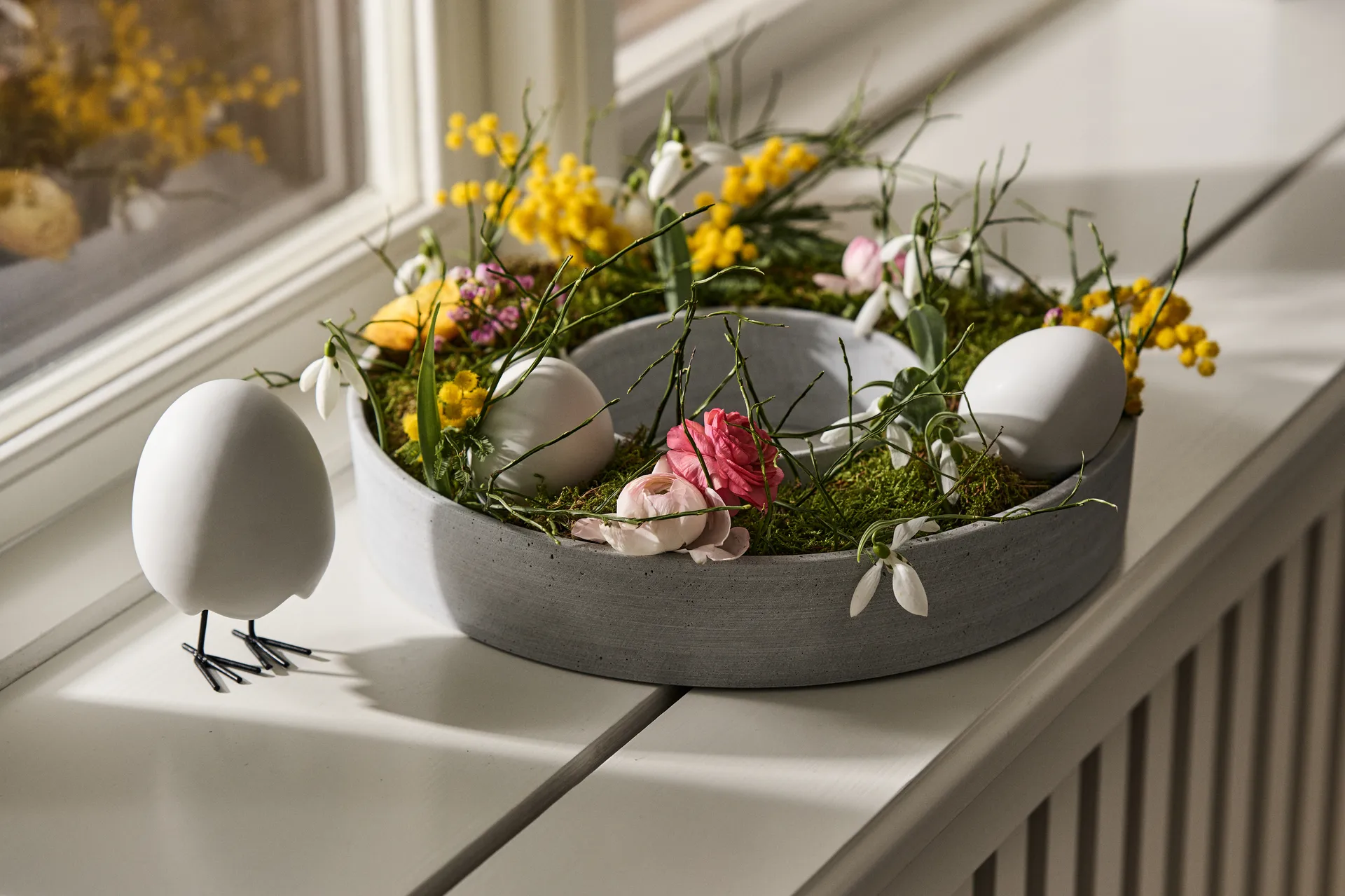 Happy feet πασχαλινή διακόσμηση, White DBKD