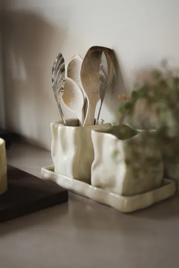 Γλάστρα Herb 3 τεμάχια - Creme - DBKD