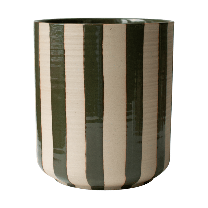 Line γλάστρα Ø14x16 cm - Stripe Green - DBKD