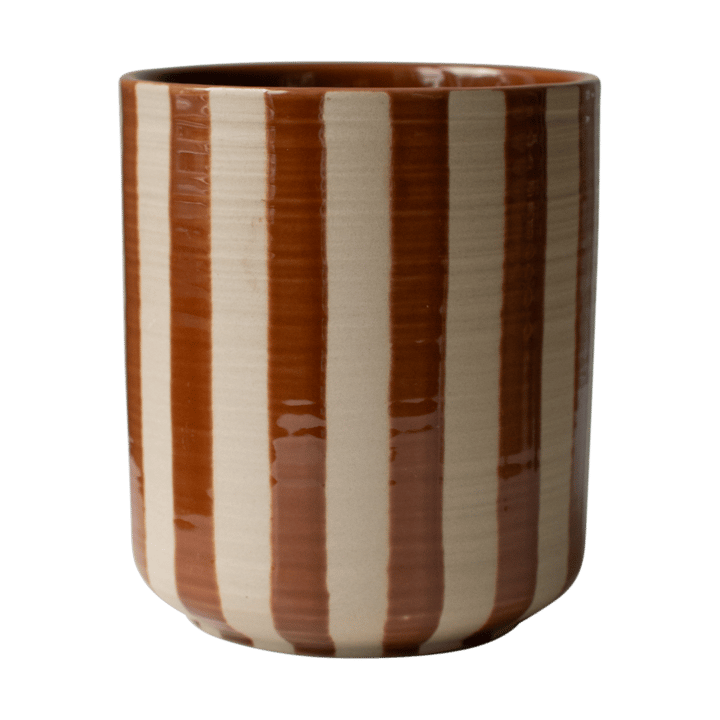 Line γλάστρα Ø14x16 cm - Stripe nougat - DBKD