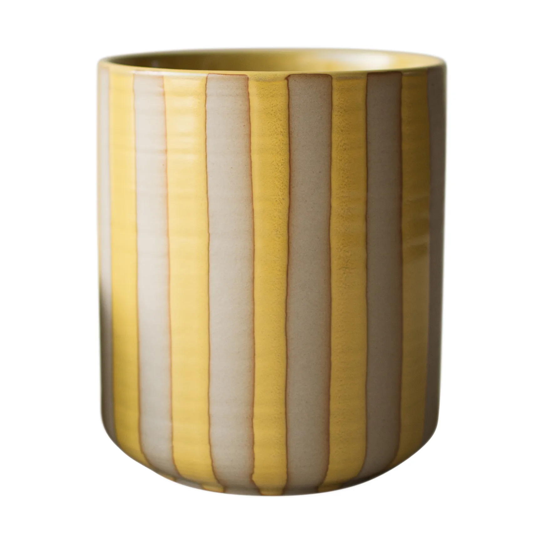 Line γλάστρα Ø14x16 εκ., Yellow DBKD