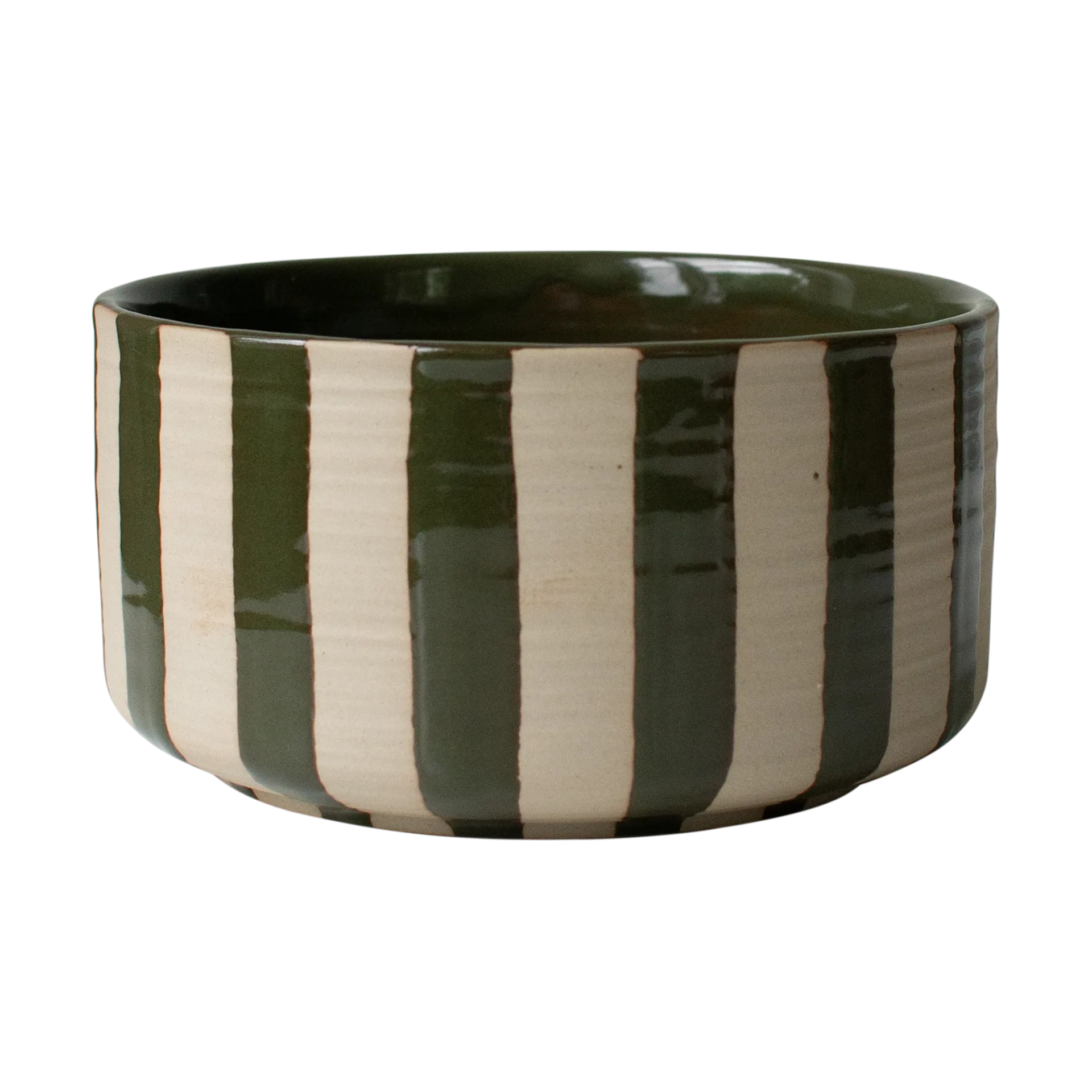 Line διακοσμητικό μπολ Ø16 cm, Stripe Green DBKD