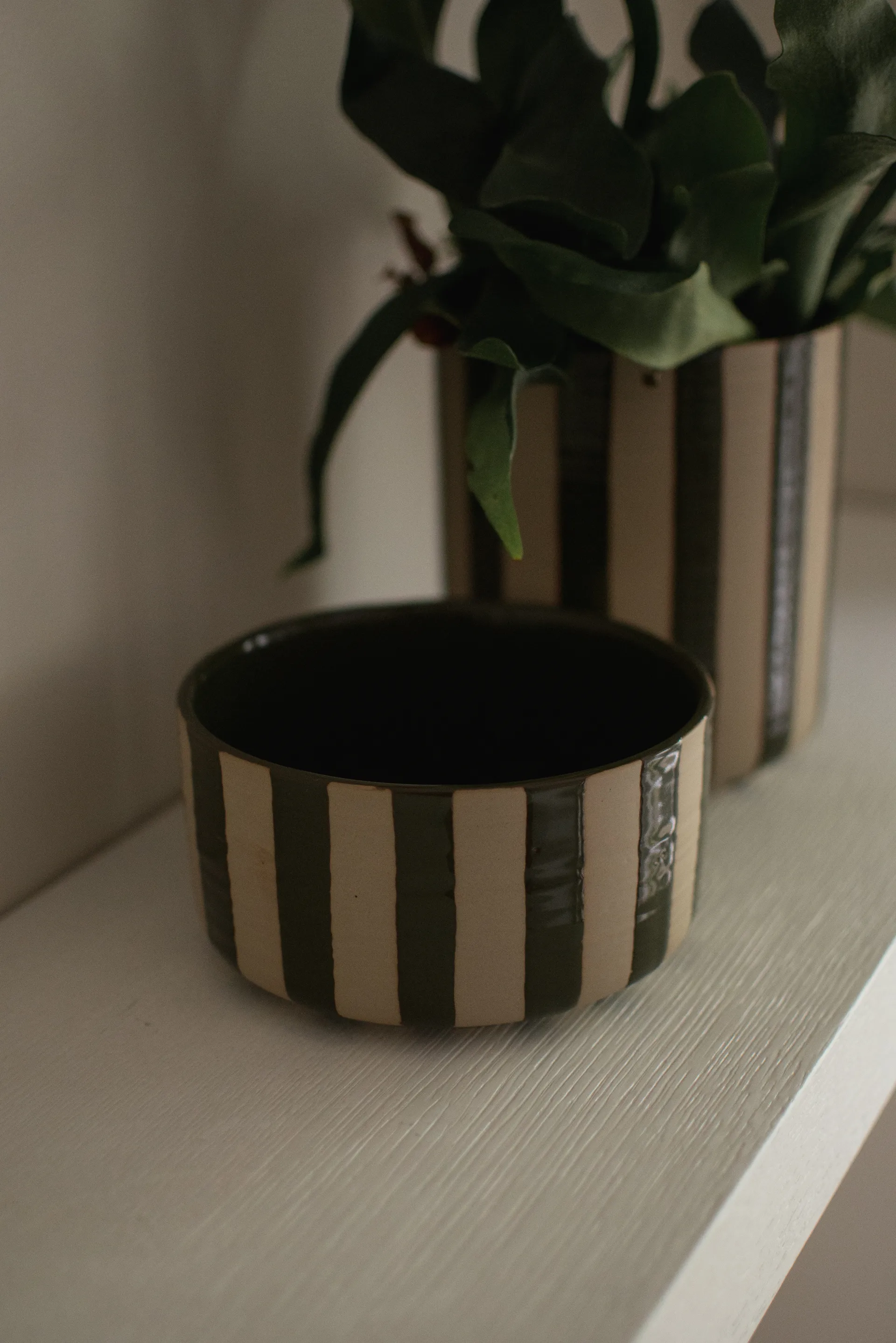 Line διακοσμητικό μπολ Ø16 cm, Stripe Green DBKD