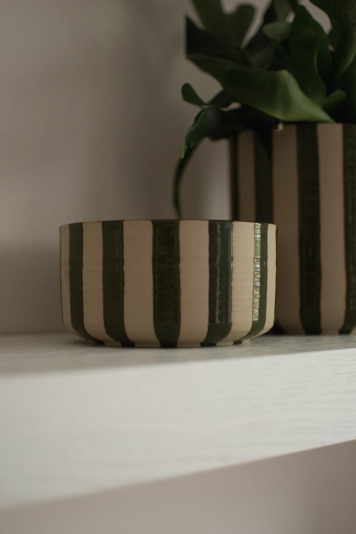 Line διακοσμητικό μπολ Ø16 cm, Stripe Green DBKD